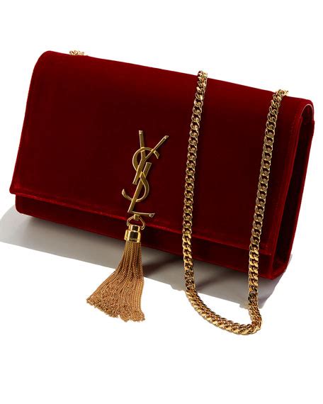 ysl bags red|red YSL Bag with tassel.